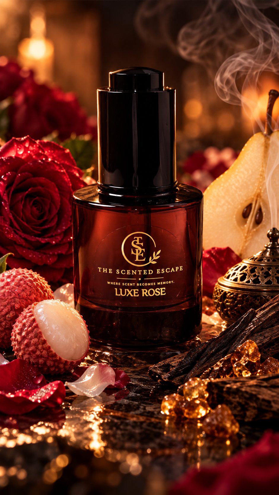 Luxe Rose luxury perfume oil by The Scented Escape